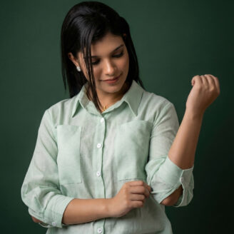 OLERAE-Pastel-Green-Everyday-Shirt-4-1