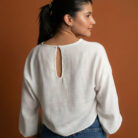 OLERAE Everyday White Crop Top 3