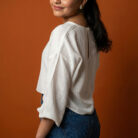 OLERAE Everyday White Crop Top 4