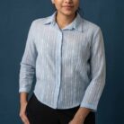 OLERAE Sky Blue Office Shirt 4