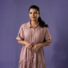 OLERAE Mauve Pink Everyday Dress 3