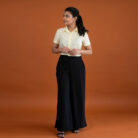 OLERAE Soft Lemon Crop Shirt 3