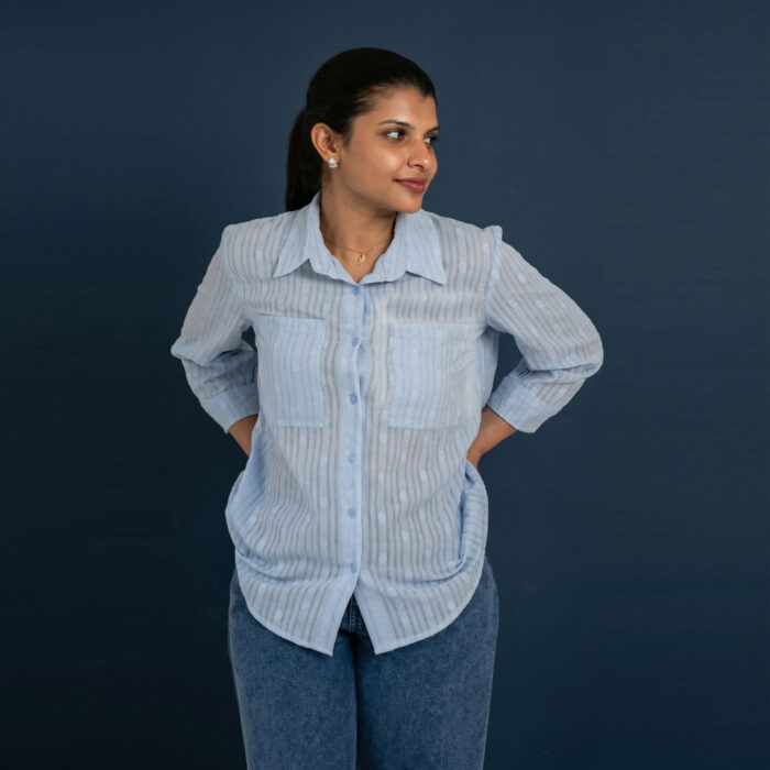 Olerae Pastel Sky Blue Every Day Shirt 1